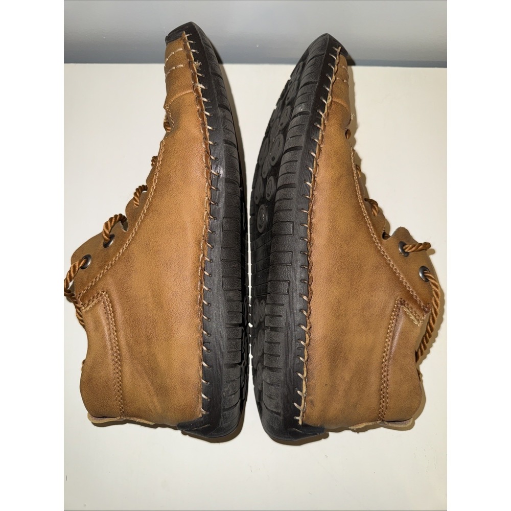 Madixa Kapda-Vintage Leather Boots-Brown Size 10 Hand Stitched Excellent Cond. - Picture 6 of 9